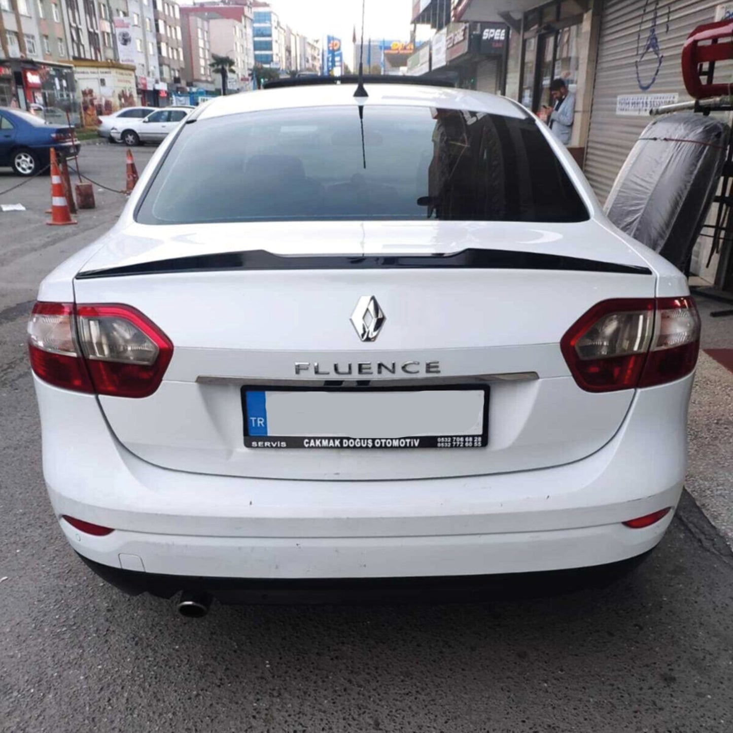Rear Spoiler For Renault Fluence 2009 2016 ABS Hard Plastic