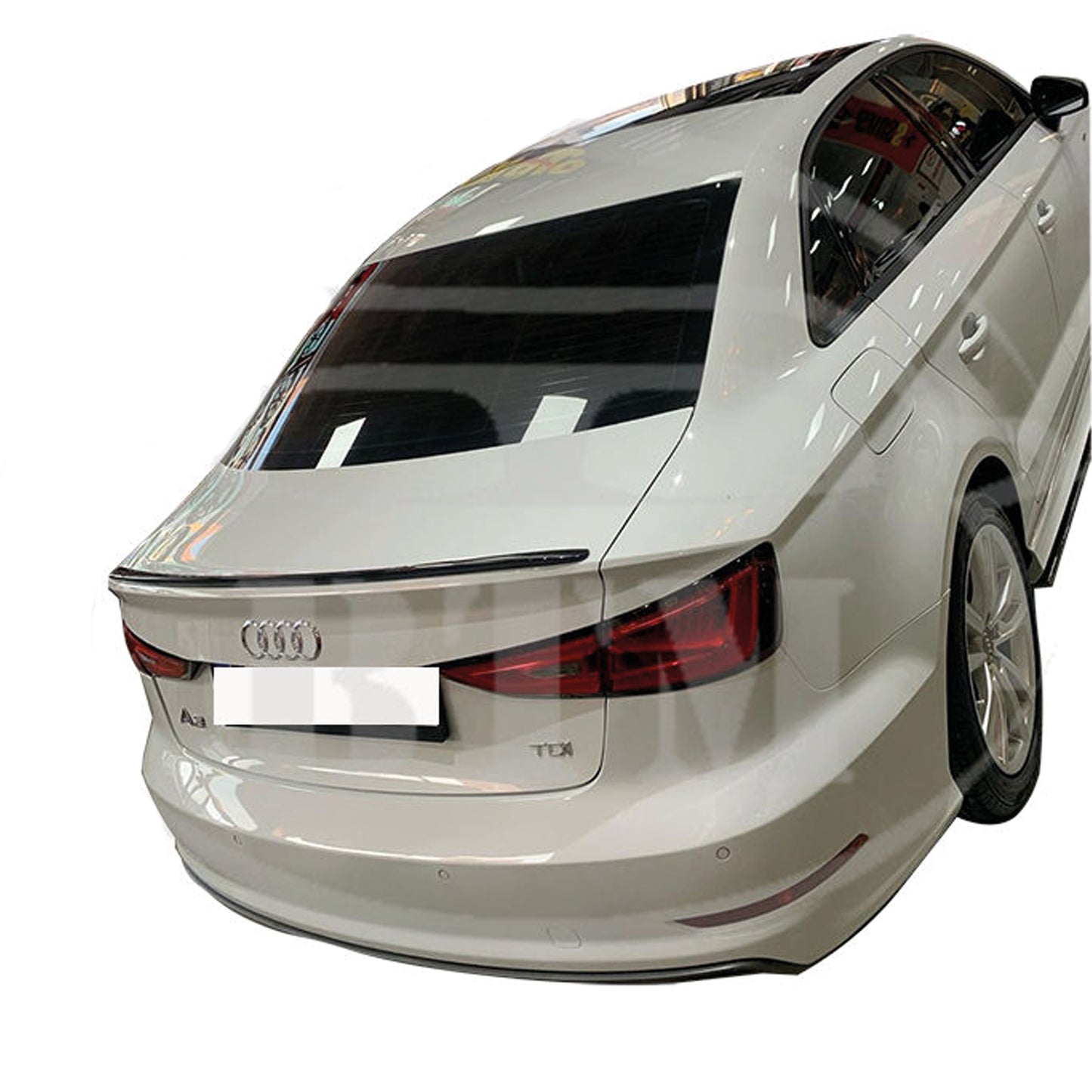 Aileron arrière pour Audi A3 Sedan 2013 2019 en plastique dur ABS