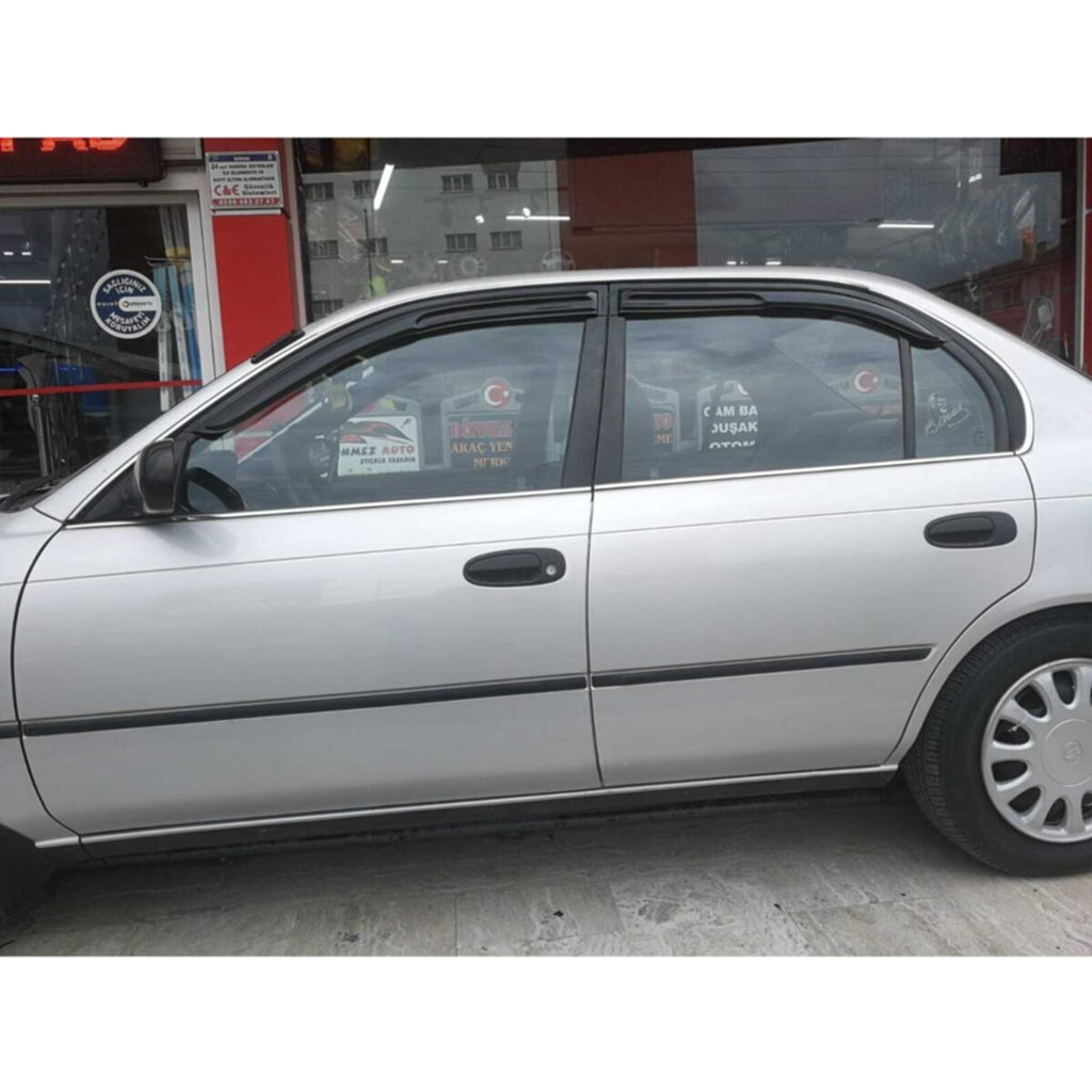 AutoVision Window Visor for Toyota Corolla 1993-1998 Window Wind Deflector Rain Guard Visor Awnings Accessories