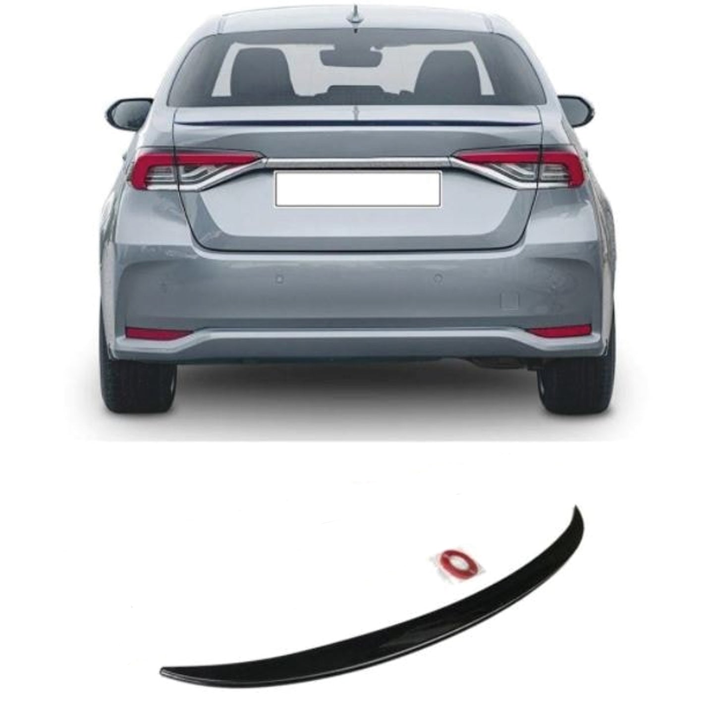 Rear Spoiler For Toyota Corolla 2018 2021 ABS Hard Plastic