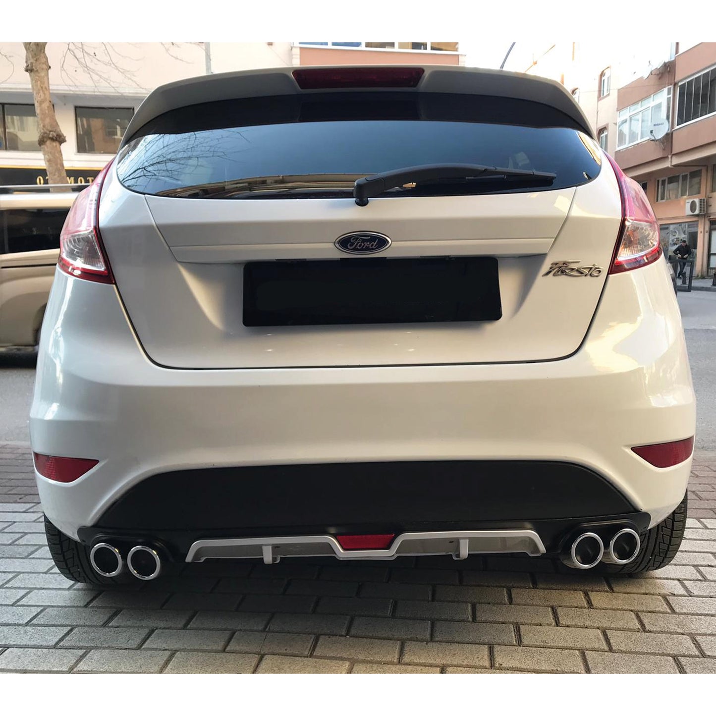 Rear Diffuser for UNI Type U Model Custom Style Car Styling Diffüser Rear Body Kit Spoiler Bumper Lip Splitter