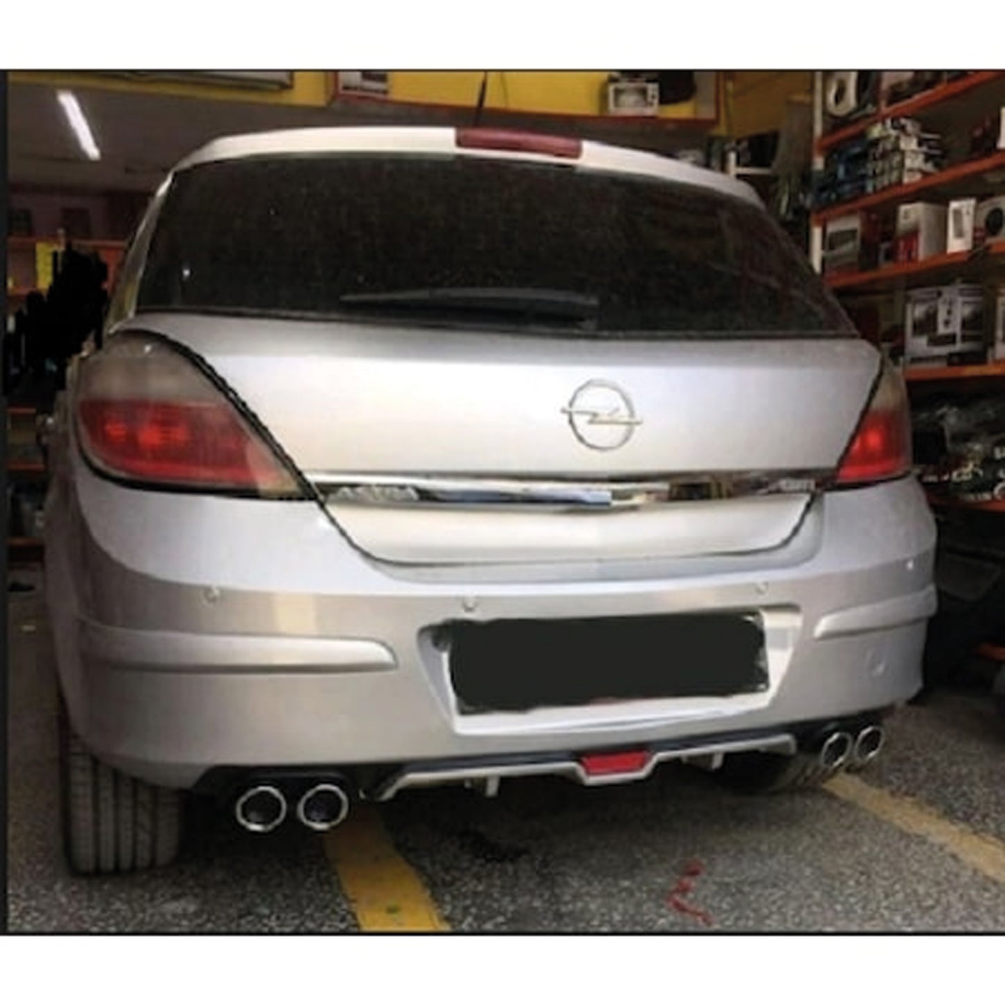 Rear Diffuser for UNI Type U Model Custom Style Car Styling Diffüser Rear Body Kit Spoiler Bumper Lip Splitter
