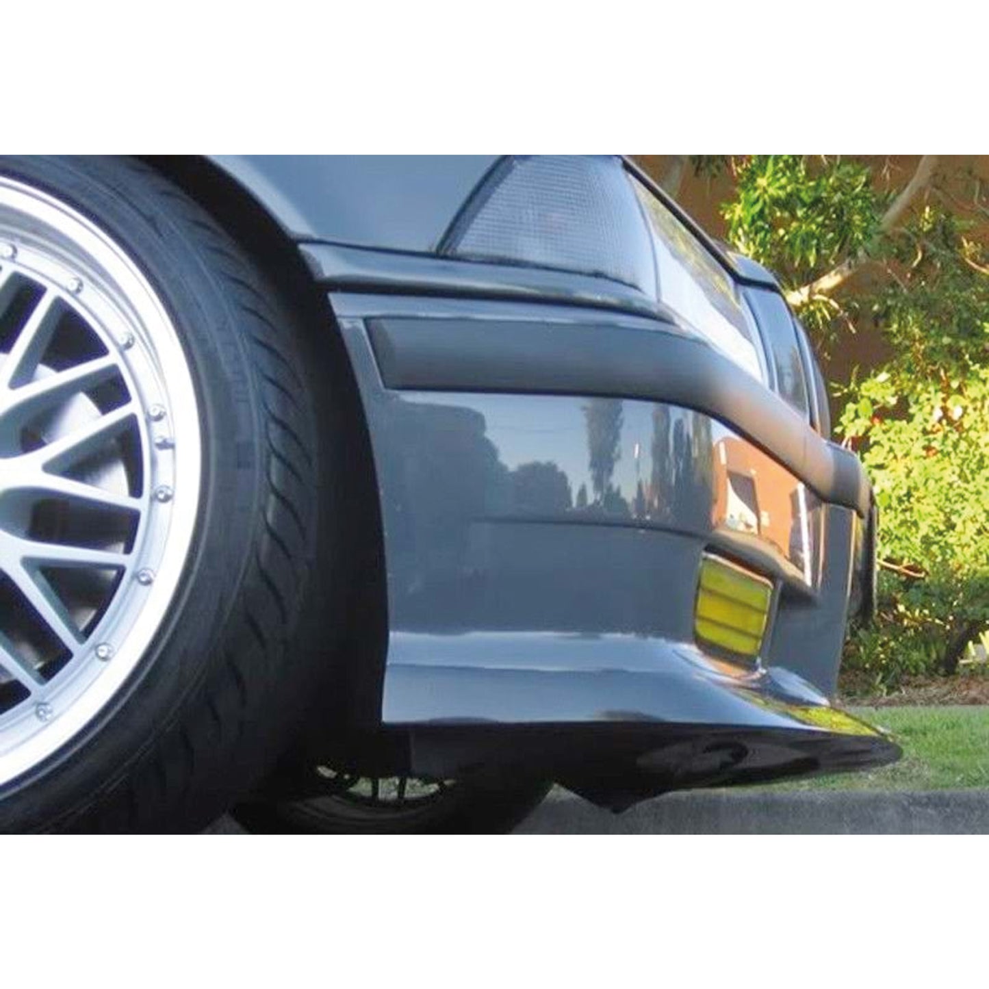 Autovision for BMW E36 M3 Front Bumper Lip Piano Black Vacuum 1990-2000