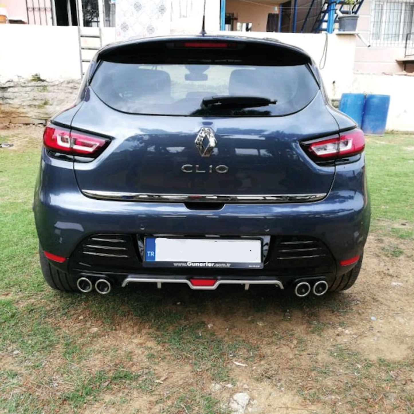 Rear Diffuser for UNI Type U Model Custom Style Car Styling Diffüser Rear Body Kit Spoiler Bumper Lip Splitter