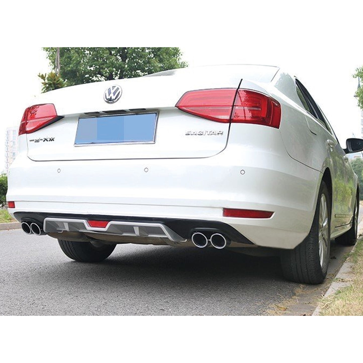 Rear Diffuser for UNI Type U Model Custom Style Car Styling Diffüser Rear Body Kit Spoiler Bumper Lip Splitter