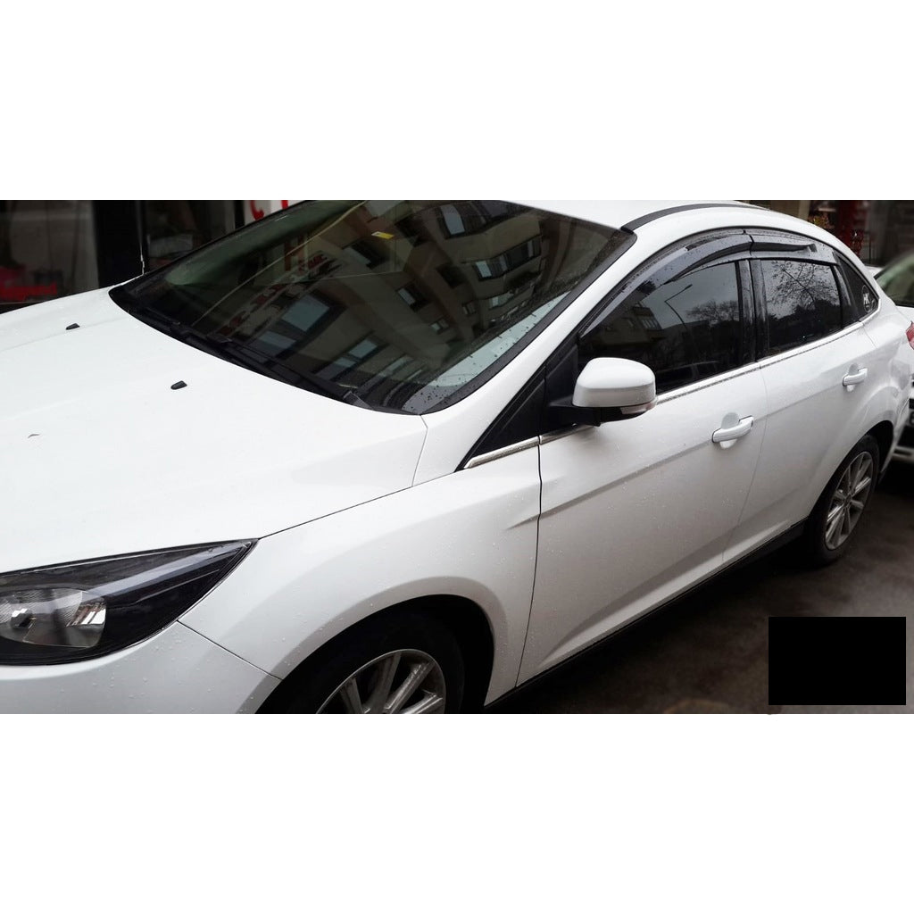AutoVision Window Visor for Toyota Corolla 2013-2017 Window Wind Deflector Rain Guard Visor Awnings Accessories