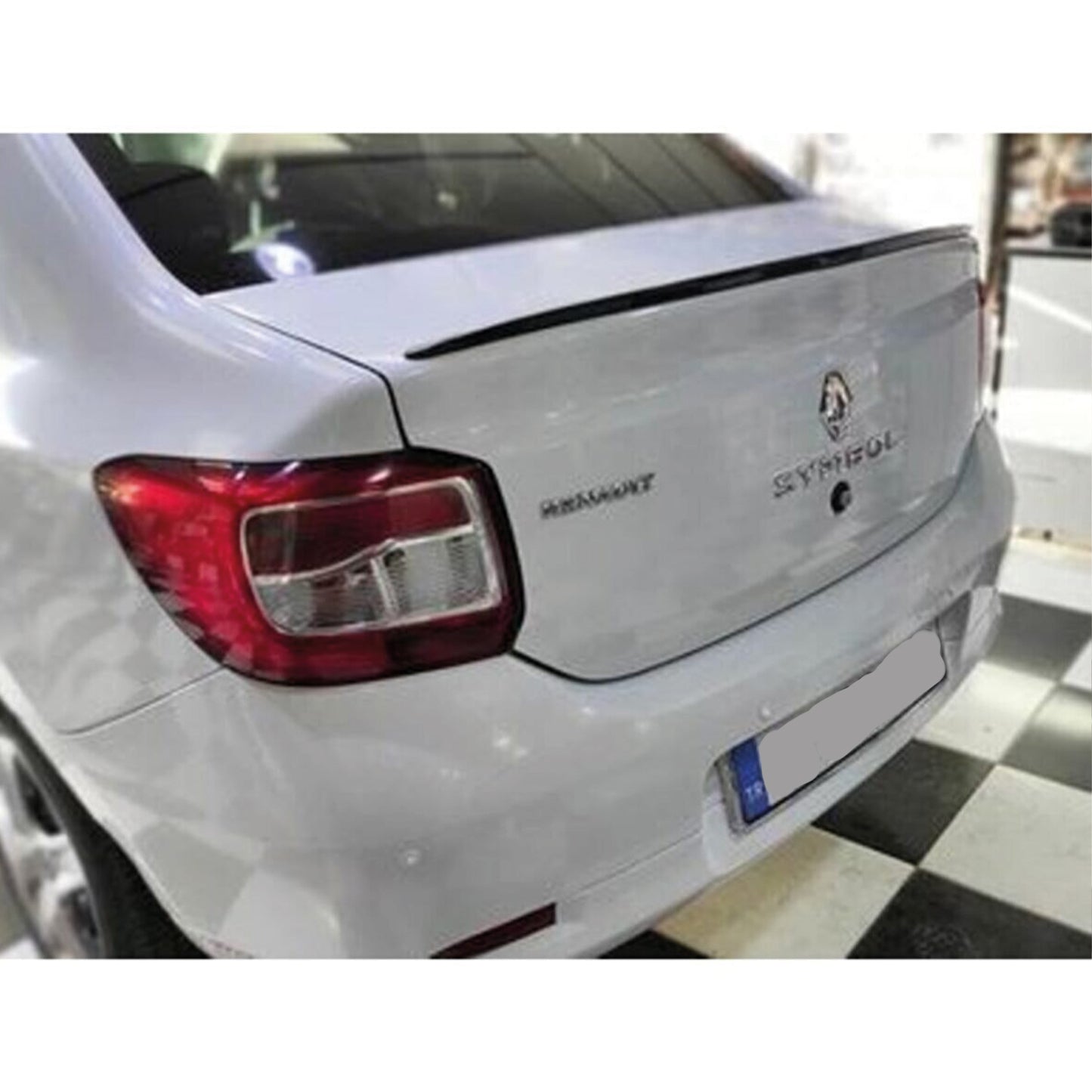 Rear Spoiler For Renault Symbol 2013 2020 ABS Hard Plastic