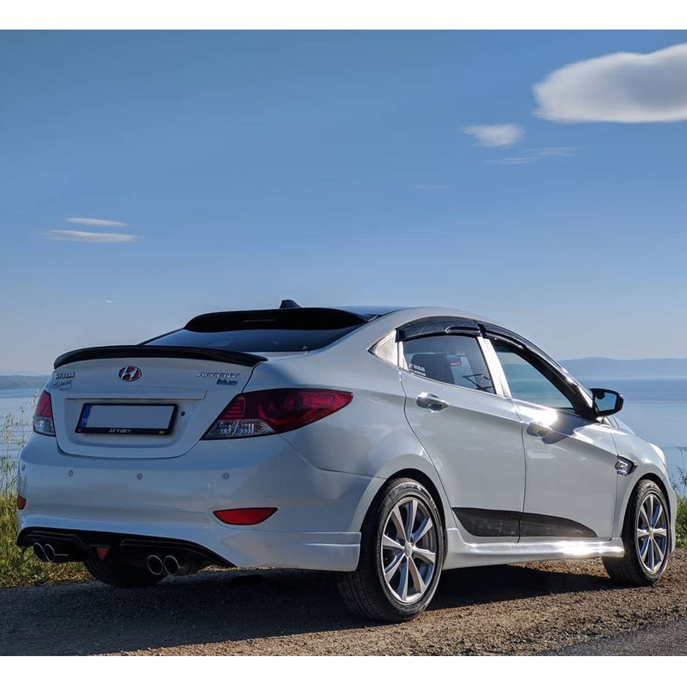 AutoVision Window Visor for Hyundai Accent Blue 2001+ Window Wind Deflector Rain Guard Visor Awnings Accessories