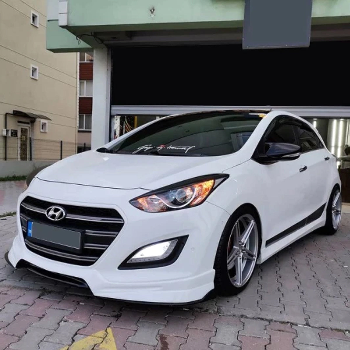 Mirror Cover For Hyundai i30 2012-2017 Accessory Bright Black BAT MODEL