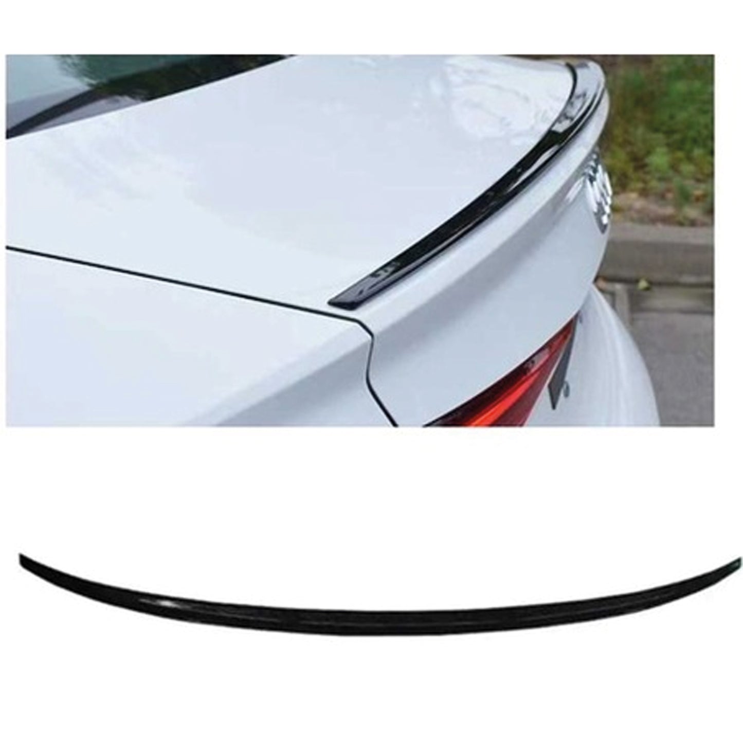 Aileron arrière pour Audi A3 Sedan 2013 2019 en plastique dur ABS