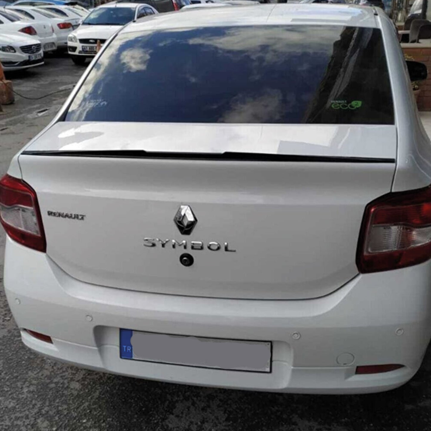 Rear Spoiler For Renault Symbol 2013 2020 ABS Hard Plastic