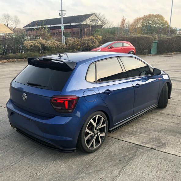 Rear Spoiler For VW Polo MK5 2009 2017 ABS Plastic