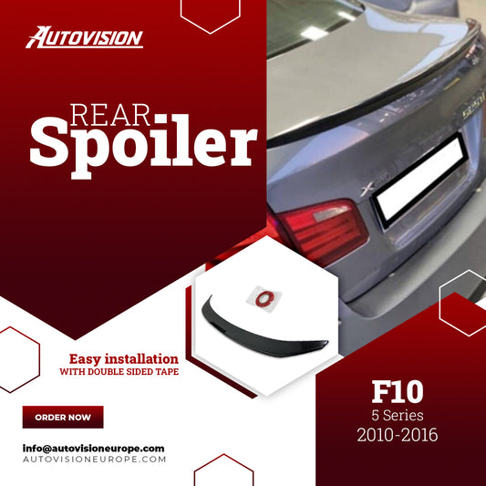 Rear Spoiler For BMW F10 5 series 2010 2016 ABS Hard Plastic