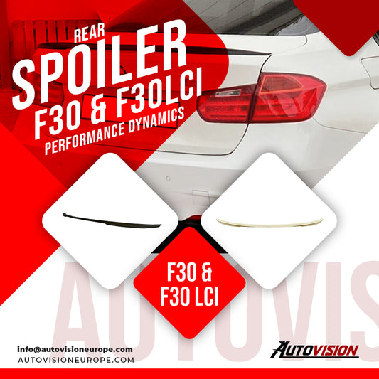 Rear Spoiler For BMW F30 & F30 Lci 2012 2018 Performance Dynamics ABS Plastic
