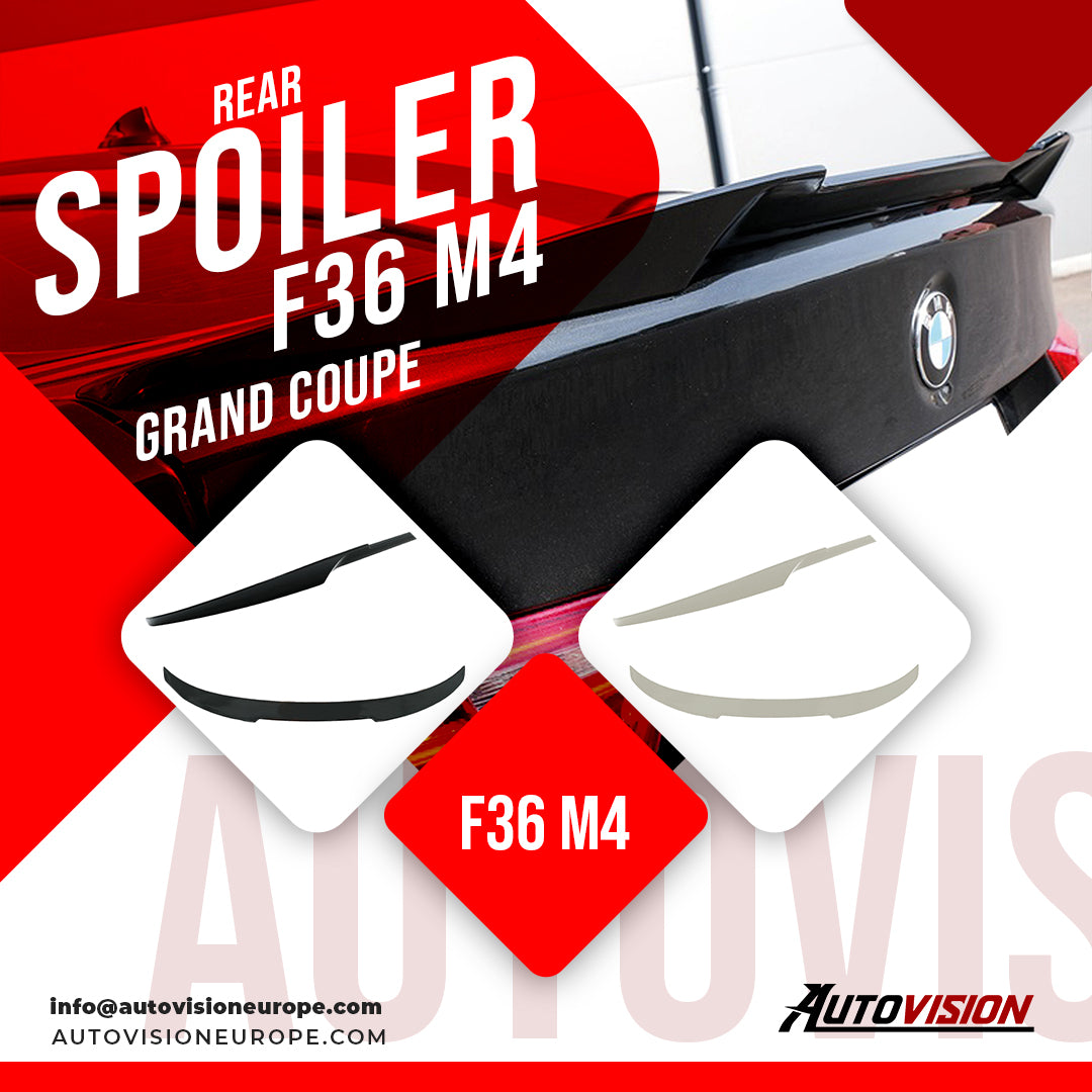 Aileron arrière pour BMW F36 Série 4 Grand Coupé 2014 2020 en plastique ABS