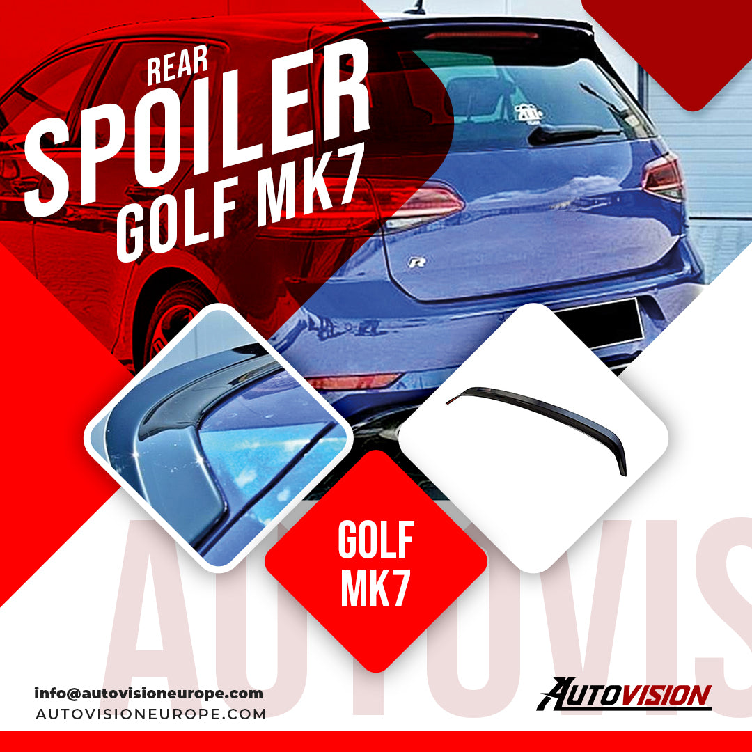 Aileron arrière pour Golf MK7 FL GTI 2012-2019 en plastique ABS