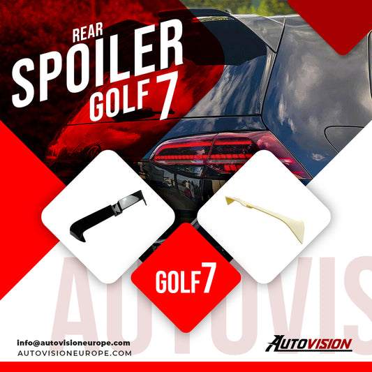 Rear Spoiler For VW Golf 7 2012 2019 Mk7 Mk7 FL ABS Plastic