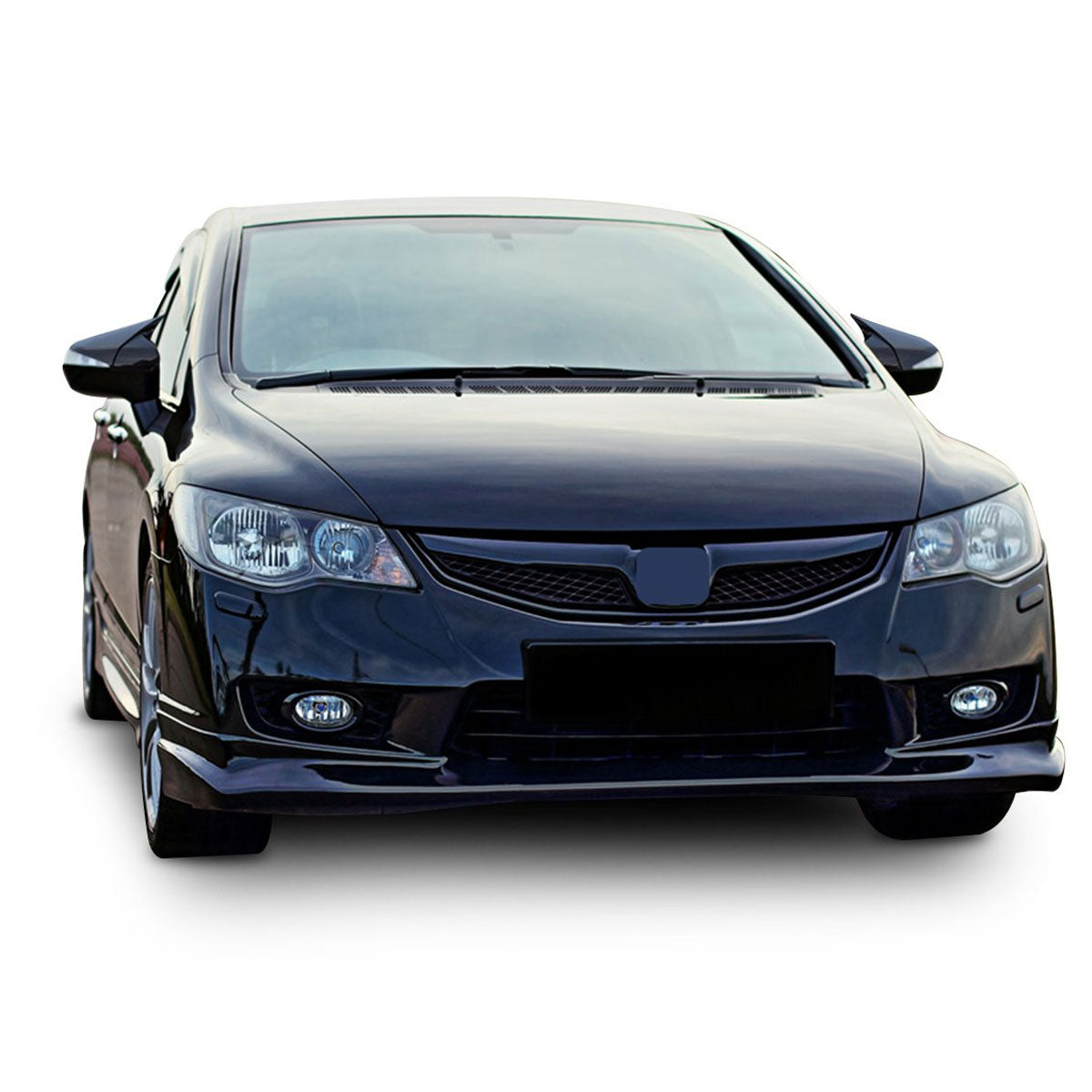 Mirror Cover For Honda Civic FD6 2006 - 2011 Accessory Bright Black BAT MODEL