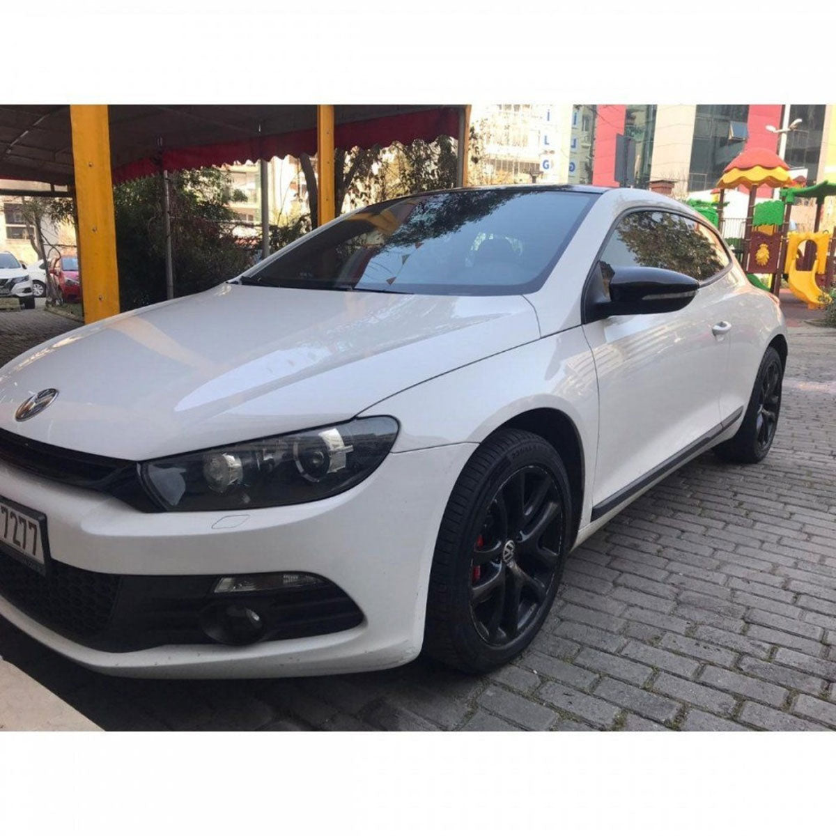Mirror Cover For VW Scirocco MK3 2008-2017 Accessory Bright Black BAT MODEL