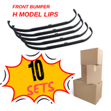 AutoVision H Model X 10 SET Front Bumper Lip All Cars Universal Model