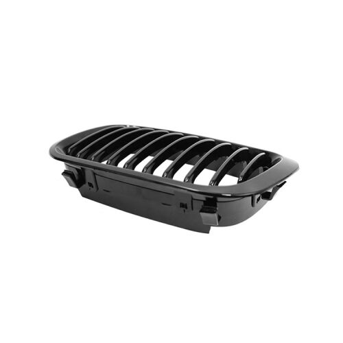 BMW 3 Series E46 98-01 Front Grille 4 Door Without Logo Gloss Black AutoVision