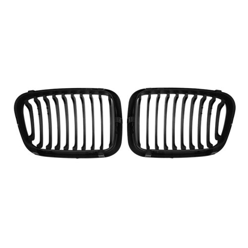 BMW 3 Series E46 98-01 Front Grille 4 Door Without Logo Gloss Black AutoVision