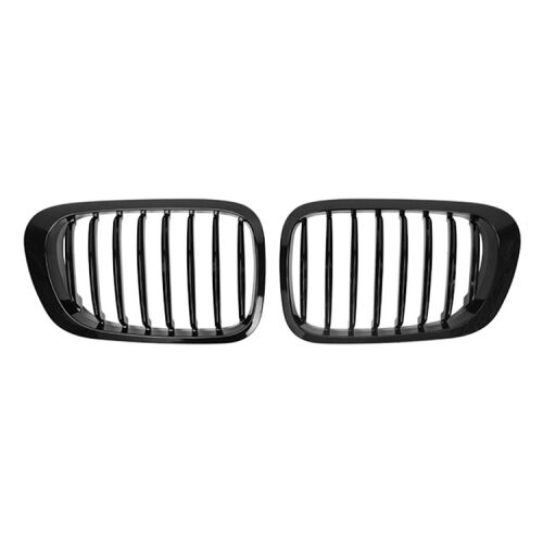 BMW 3 Series E46 98-01 Front Grille 2 Door Without Logo Gloss Black AutoVision