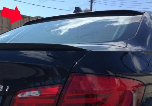 Roof Spoiler for BMW 5 Series F10 (2010-2016) Carbon/Glossy Black/Unpainted AutoVision
