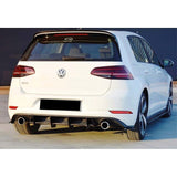 Rear Diffuser for Golf MK7 7.5 GTI 2017 - 2019 Custom Style Car Styling Body Kit Rear Spoiler Splitter