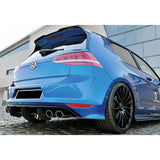 Rear Diffuser for Golf MK7 R 2013-2016 Custom Style Car Styling Body Kit Rear Spoiler Splitter