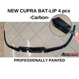 AutoVision NEW Cupra Bat-Lip 4 Pcs./Professionelly Painted - Front Bumper Lip All Cars Universal Model