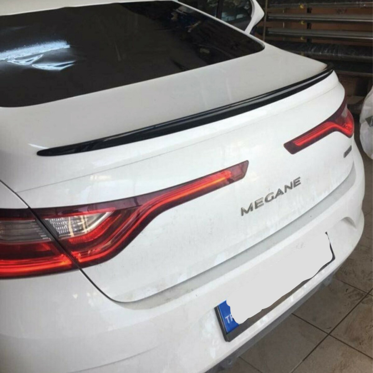 Rear Spoiler For Megane 4 2016 2020 ABS Hard Plastic