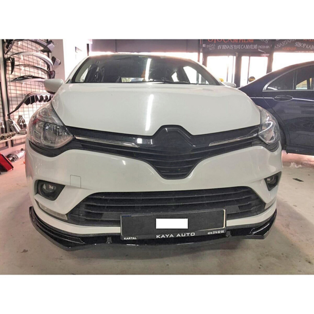 AutoVision For Clio 4 Basic Front Bumper Lip All Cars Universal Model