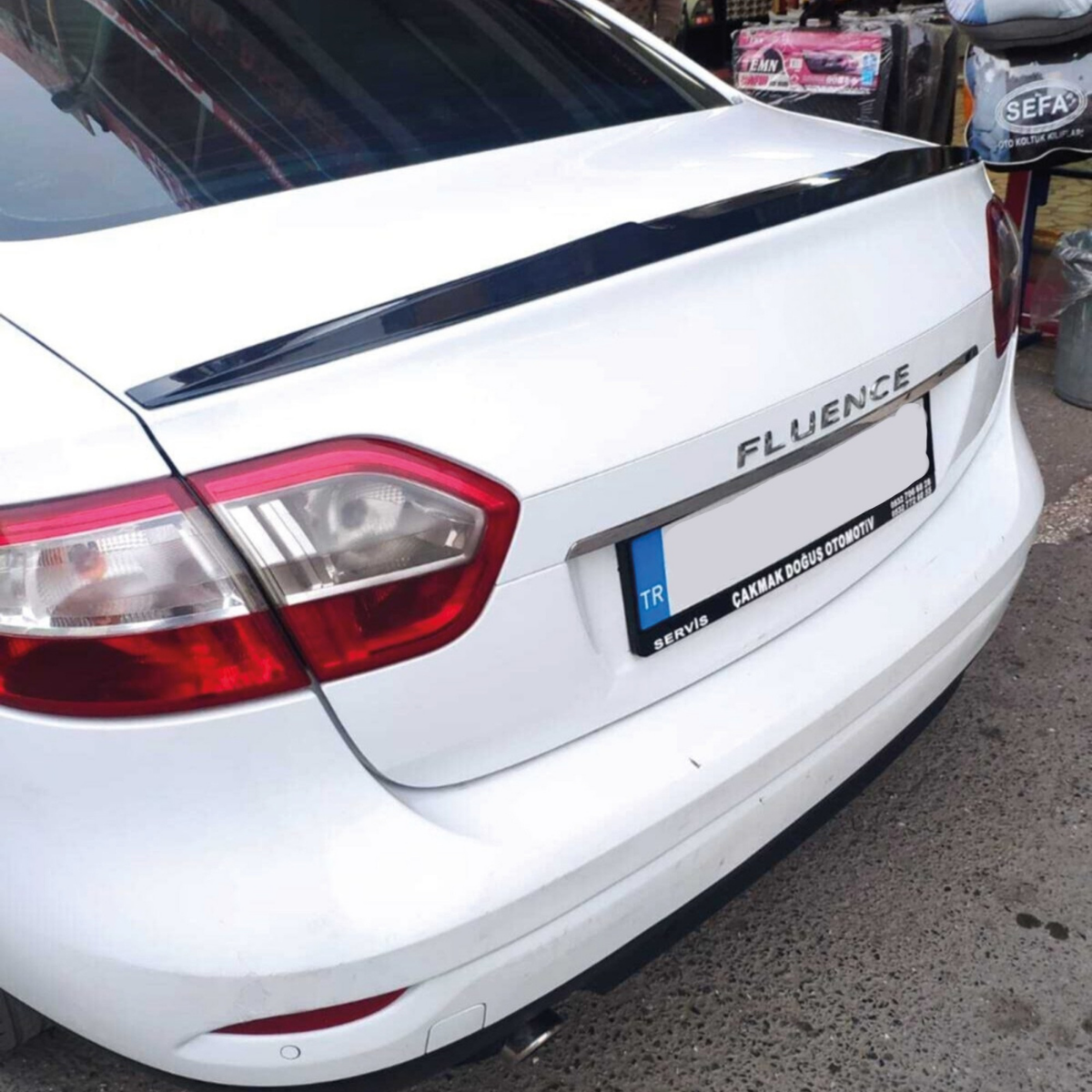 Rear Spoiler For Fluence 2009 2016 ABS Hard Plastic