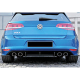 Rear Diffuser for Golf MK7 R 2013-2016 Custom Style Car Styling Body Kit Rear Spoiler Splitter