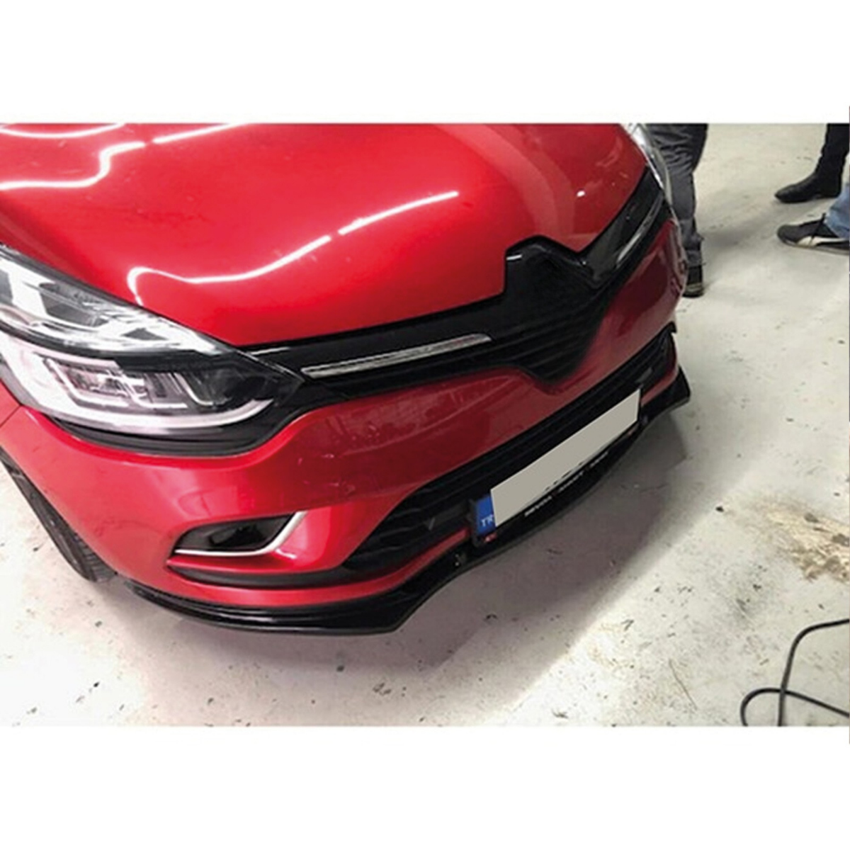 AutoVision For Clio 4 Basic Front Bumper Lip All Cars Universal Model