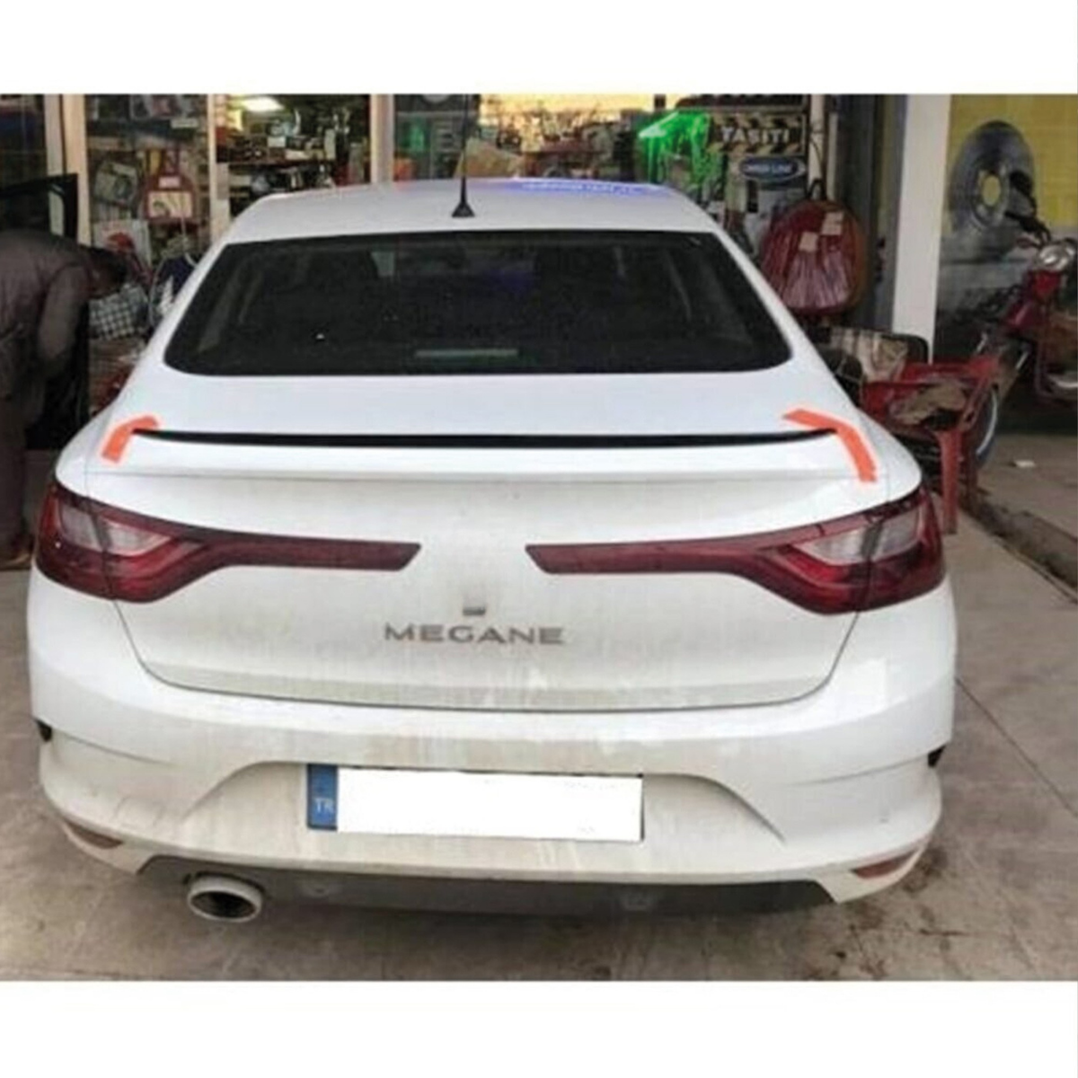 Rear Spoiler For Megane 4 2016 2020 ABS Hard Plastic