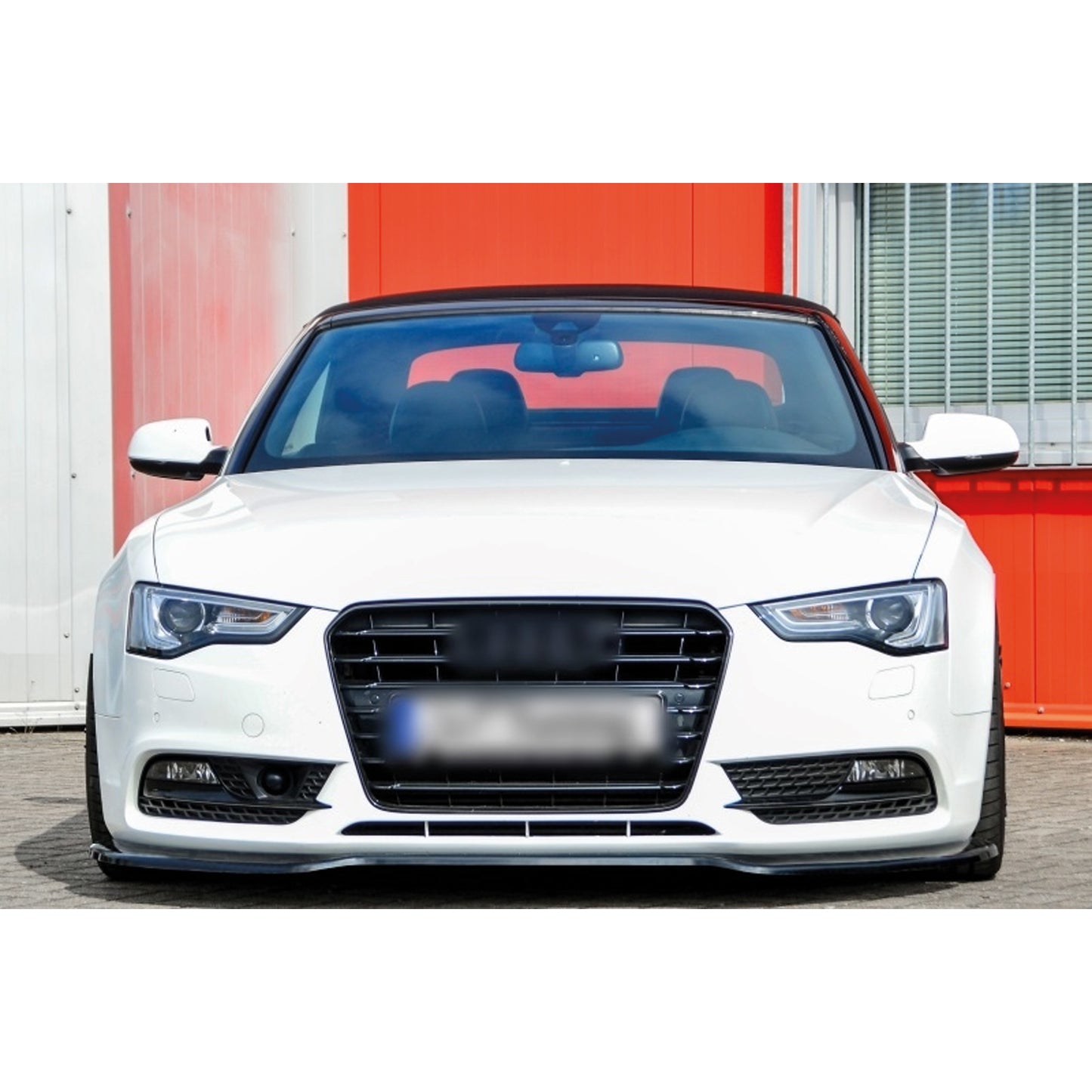 Autovision for Audi A5 B8 FL 2012-2015 Front Bumper Lip Piano Black Vacuum