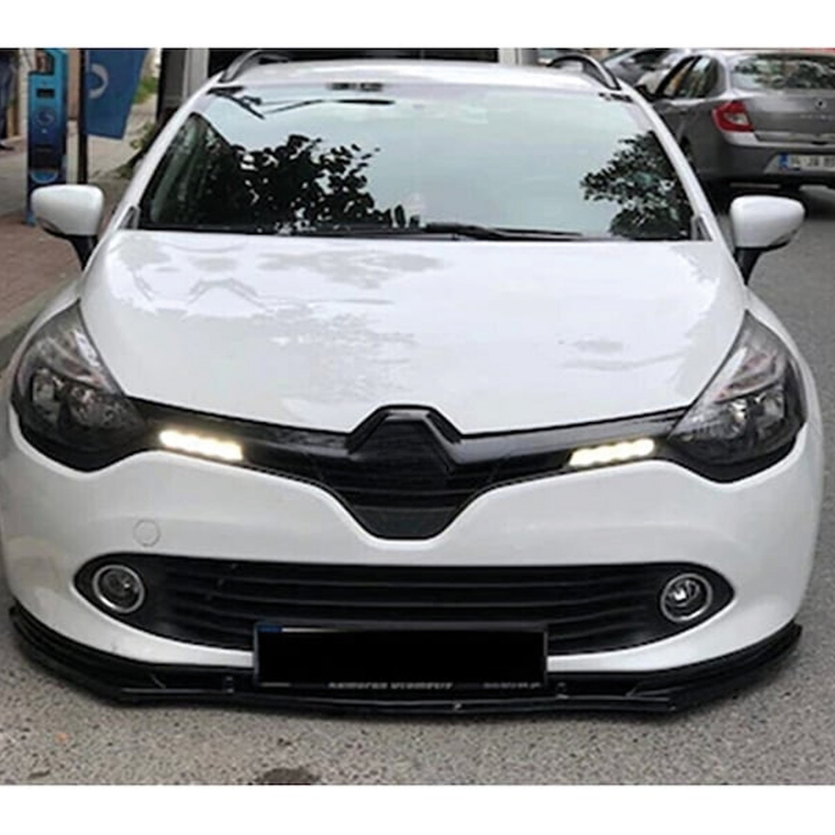AutoVision For Clio 4 Basic Front Bumper Lip All Cars Universal Model