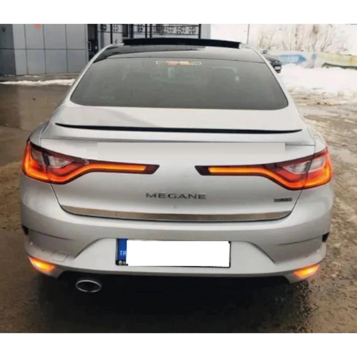 Rear Spoiler For Megane 4 2016 2020 ABS Hard Plastic