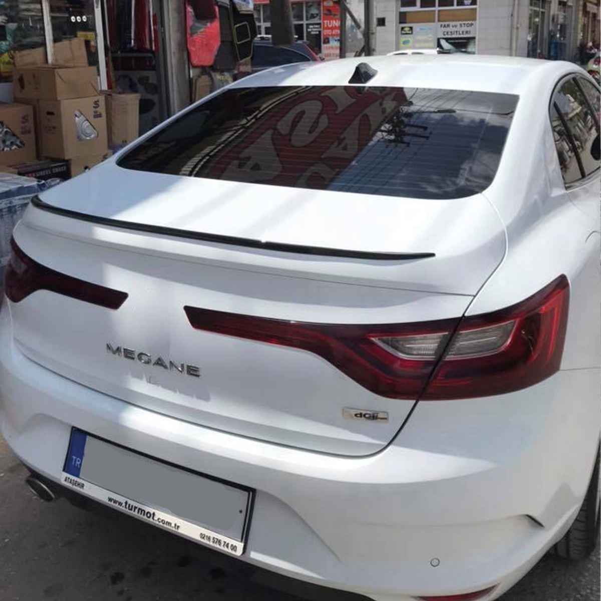Rear Spoiler For Megane 4 2016 2020 ABS Hard Plastic