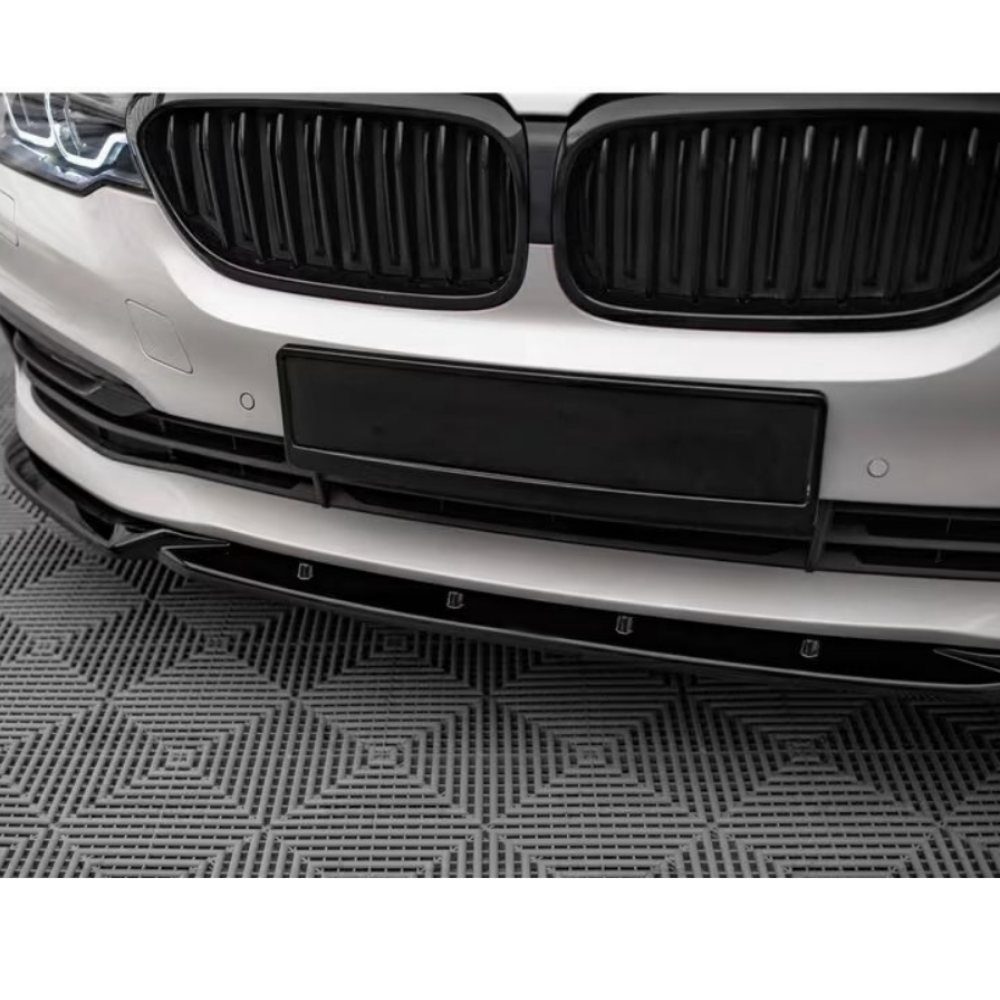 For BMW 5 Series G30 G31 Front Bumper Lip 2017-2020 3PCS Adjustable Splitter Chin Spoiler Sport Body Kit