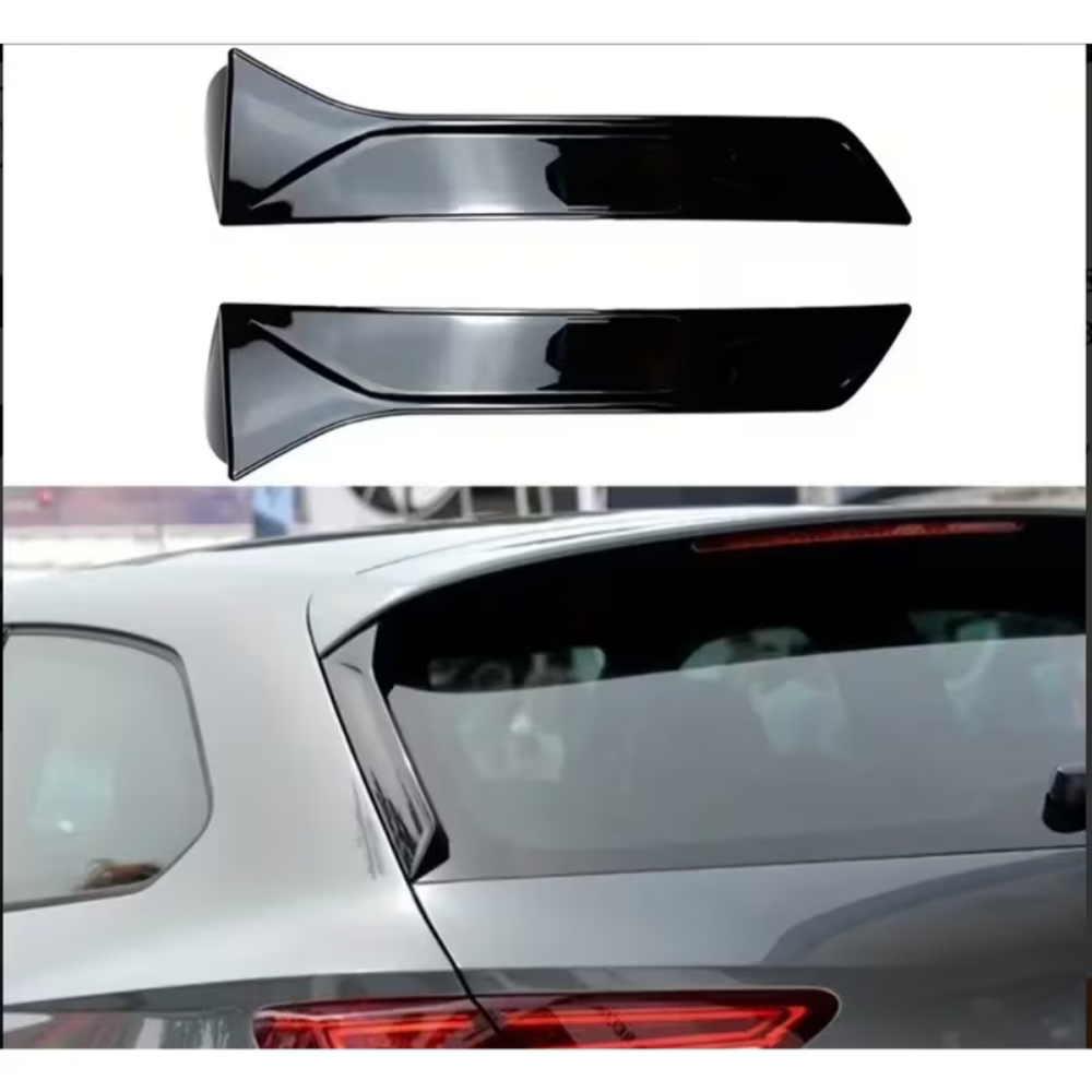 Seat Leon Side Wing (For 5 Doors Sport Car) 2013-2018 Glossy Black ABS Plastic AutoVision