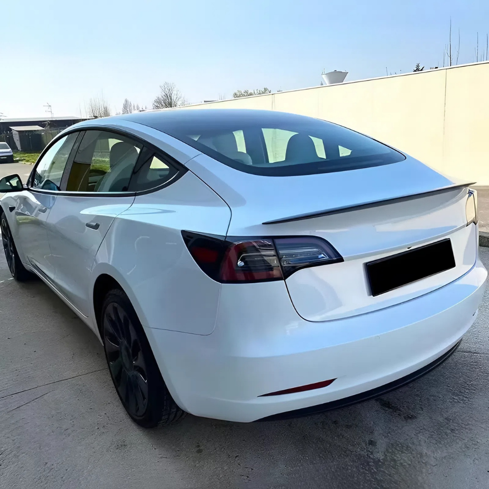 Rear Spoiler for Tesla Model 3 Original Factory Style Piano Black 2017-2022 AutoVision