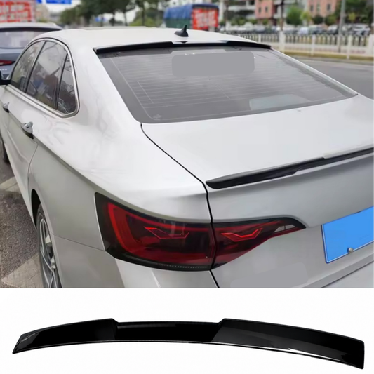 For VW Jetta MK7 2019-2024 M4 Style Roof Spoiler Piano Black ABS Plastic Easy Installation