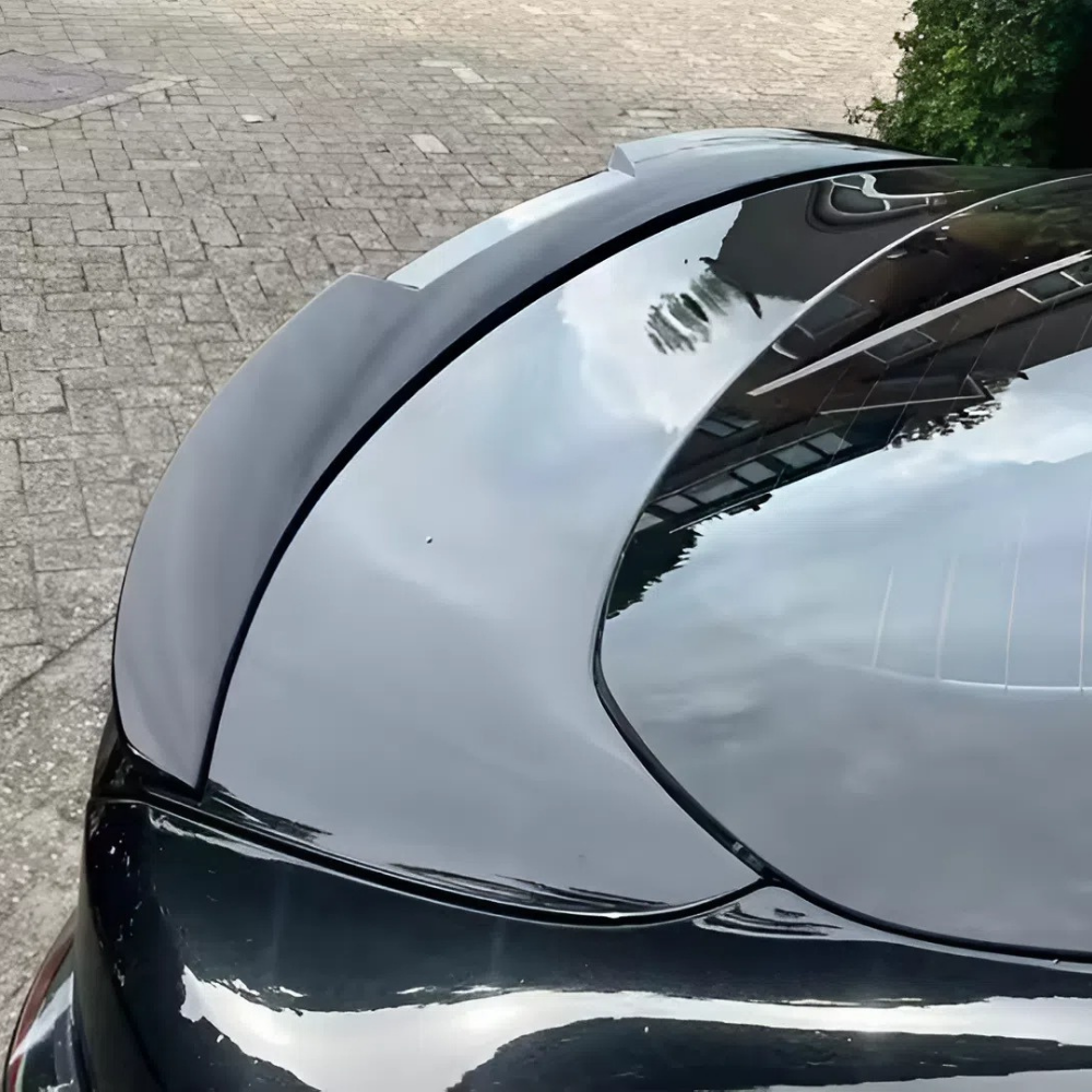 For BMW G26 M4 Style Rear Spoiler 2021-2024 430i i4 Piano Glossy Black ABS Plastic Trunk Lip Wing Aerodynamic Exterior