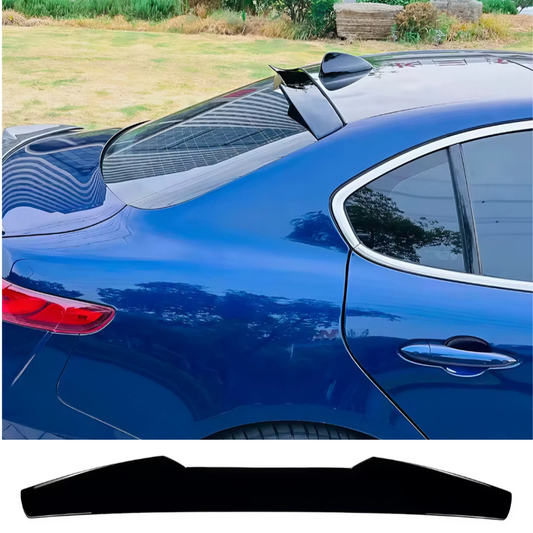 For Alfa Romeo Giulia 2015+ Roof Spoiler Piano Black ABS Plastic Sport Style Exterior Trim