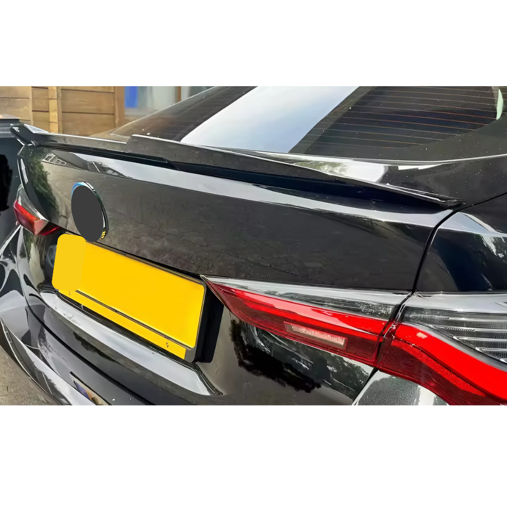 For BMW G26 M4 Style Rear Spoiler 2021-2024 430i i4 Piano Glossy Black ABS Plastic Trunk Lip Wing Aerodynamic Exterior