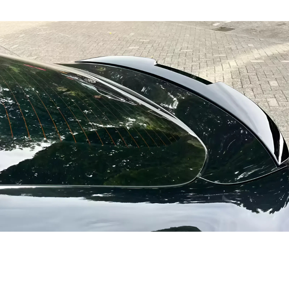 For BMW G26 M4 Style Rear Spoiler 2021-2024 430i i4 Piano Glossy Black ABS Plastic Trunk Lip Wing Aerodynamic Exterior