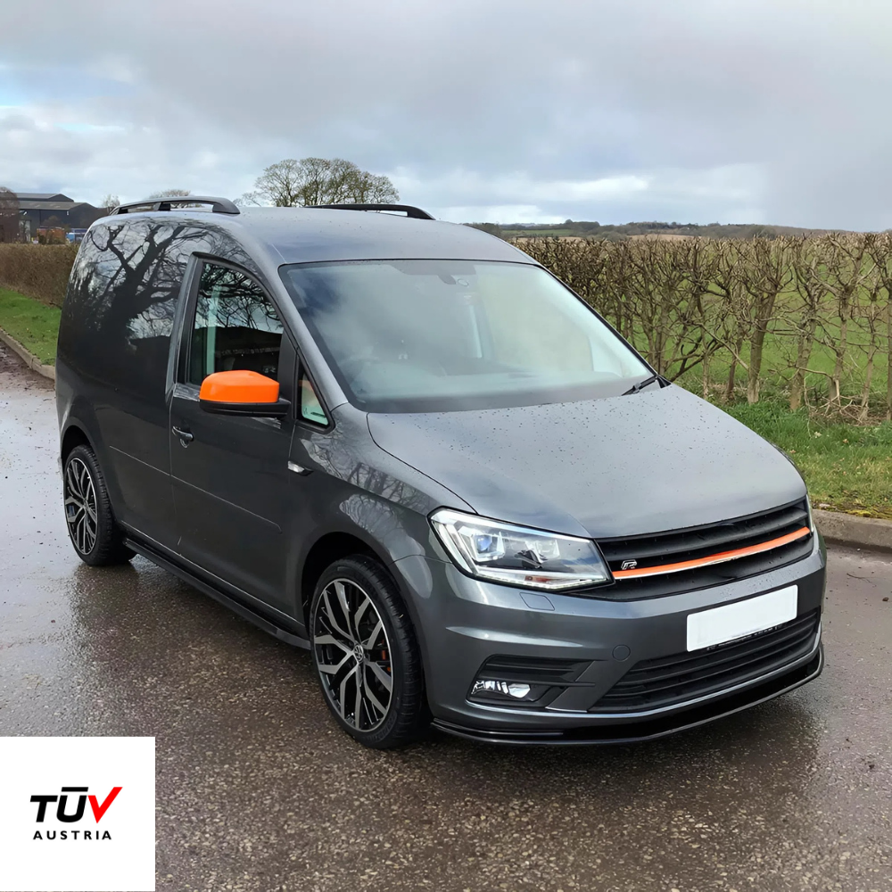 Compatible With VW Caddy MK4 2015-2021 Front Splitter With ABE TÜV